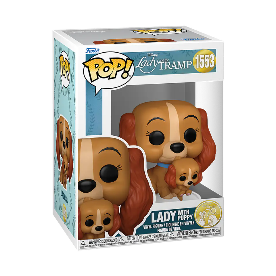 Funko Pop! Lady with puppy #1553 - Disney: Lady and the Tramp 1