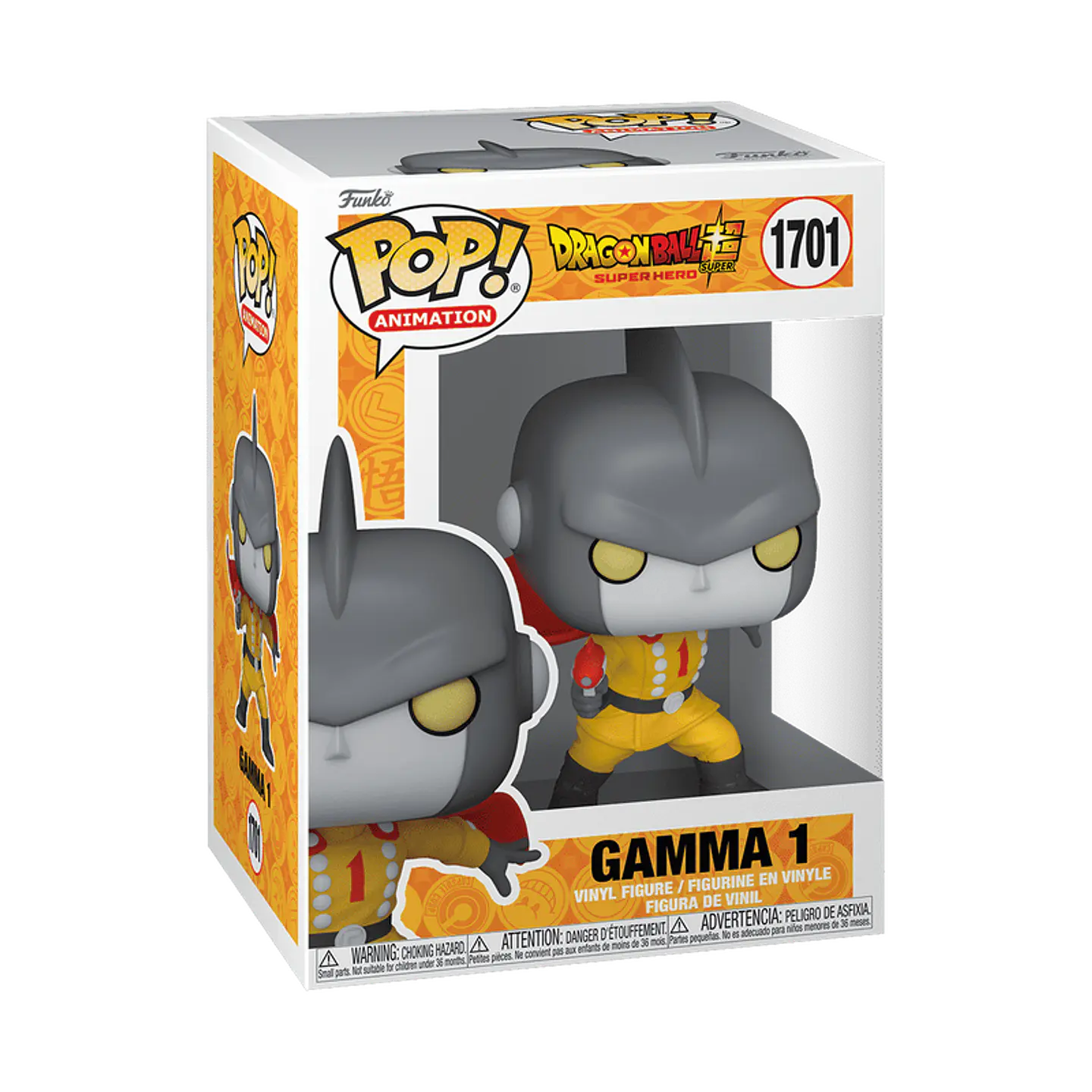 Funko Pop! Gamma 1 #1701 - Dragon Ball Super: Super Hero 1