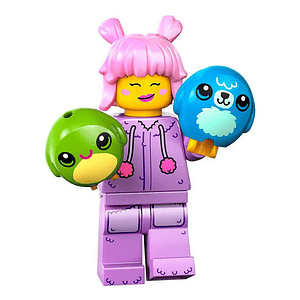 Lego Minifigura: Coleccionista de Peluches - Serie 27