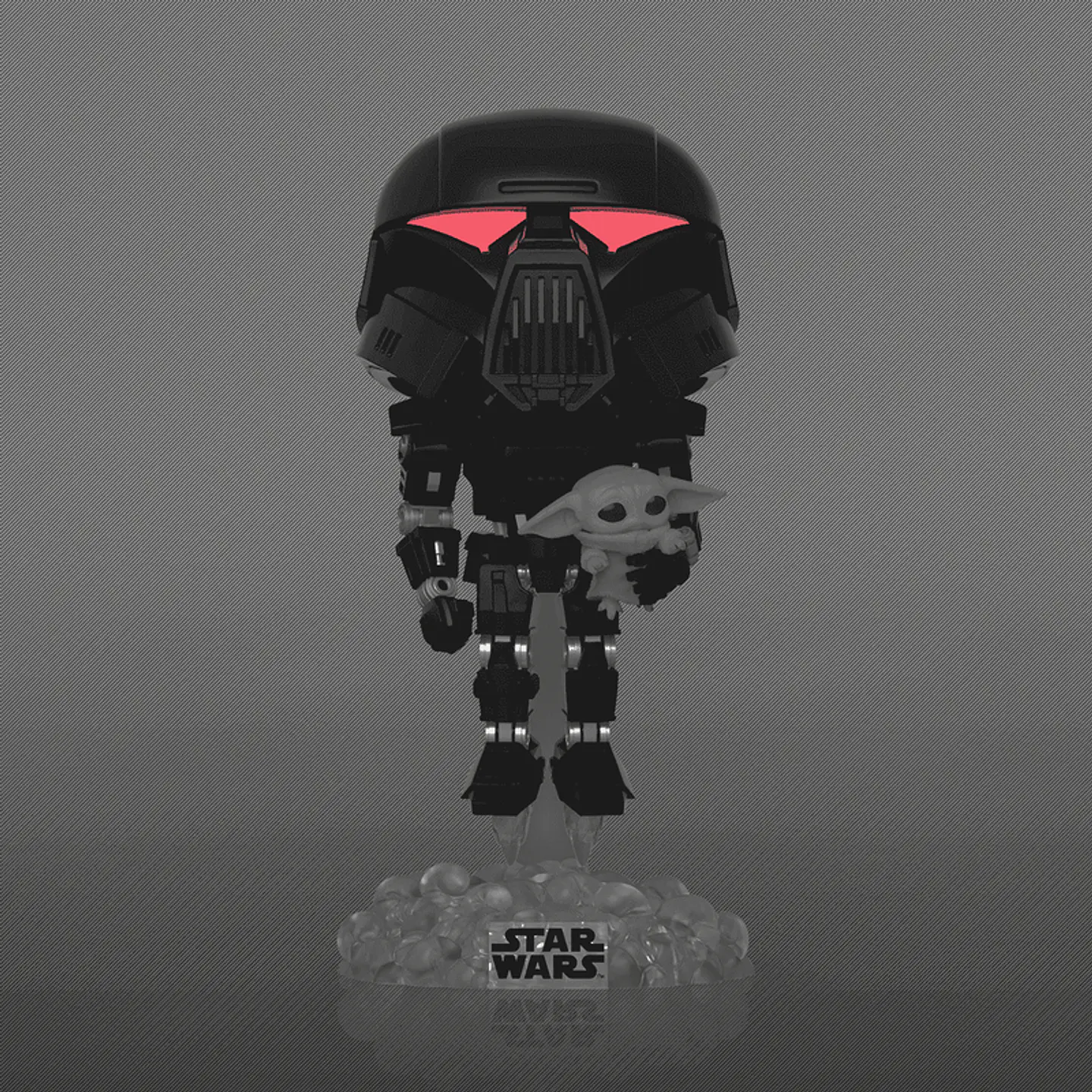 Funko Pop! Dark Trooper with Grogu (Glows in the dark) #488 Entertainment Earth - Star Wars: The Mandalorian 3