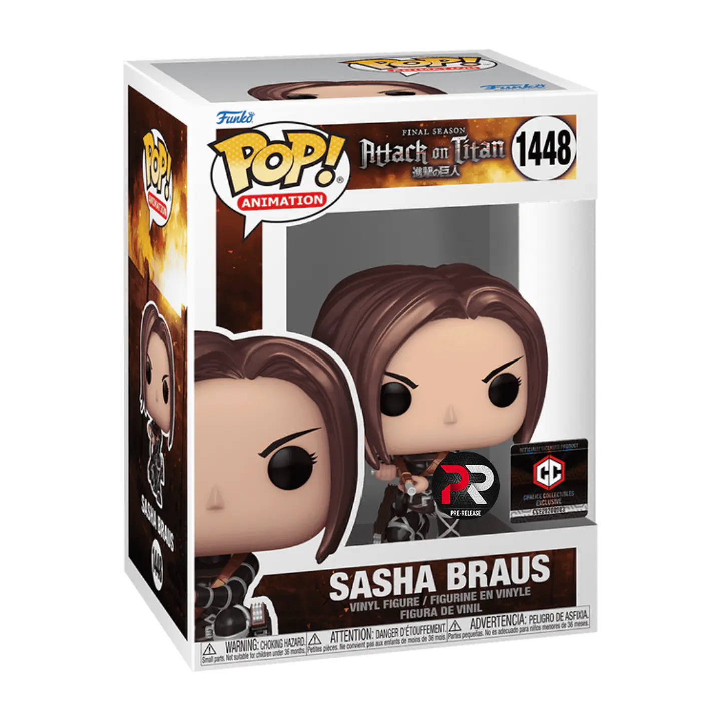 Funko Pop! Sasha Braus (PR) #1448 Chalice Collectibles - Attack On Titan 1