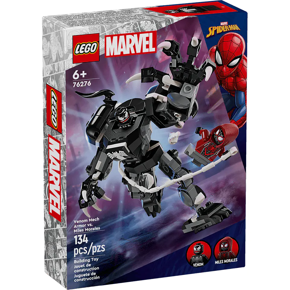LEGO 76276: Armadura Robótica de Venom vs. Miles Morales 1
