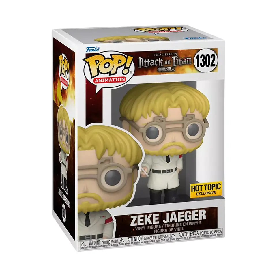 Funko Pop! Zeke Jaeger #1302 Hot Topic - Attack On Titan 1