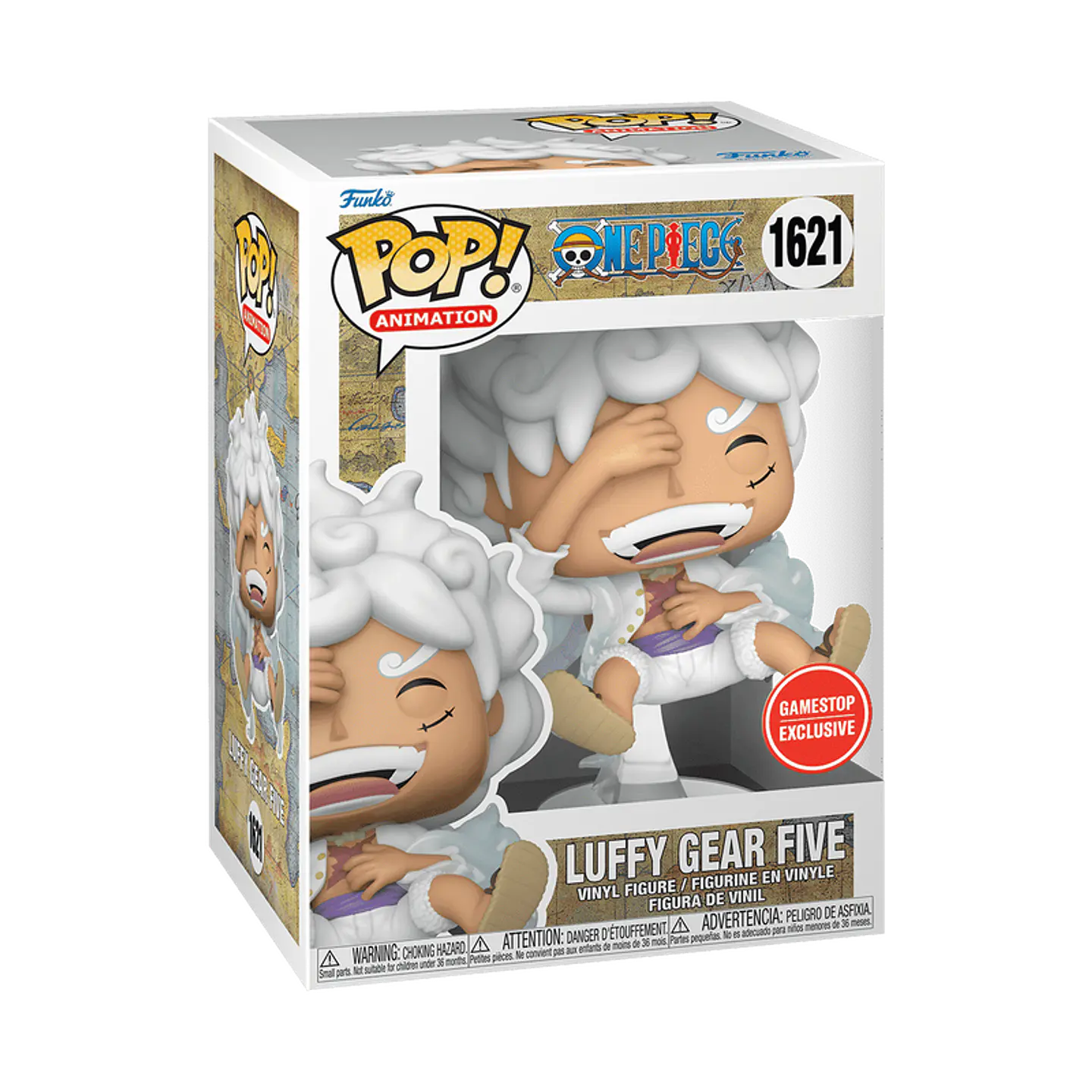 Funko Pop! Luffy Gear Five (Laughing) #1621 GameStop- One Piece 1