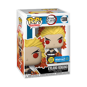 Funko Pop! Kyojuro Rengoku (Glows in the dark) #1308 Walmart - Demon Slayer