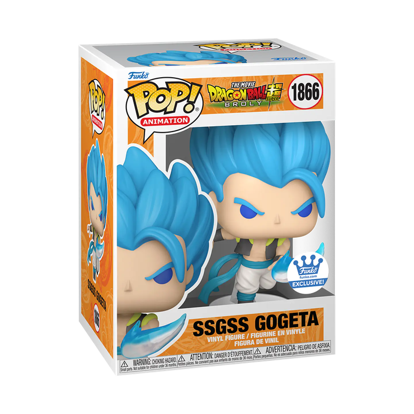 Funko Pop! SSGSS Gogeta #1866 Funko Shop - Dragon Ball Super: Broly 1