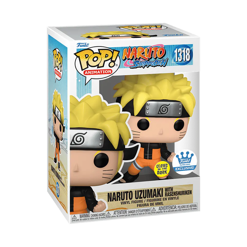 Funko Pop! Naruto Uzumaki with Rasenshuriken (Glows in the dark) #1318 Funko Shop - Naruto Shippuden 1