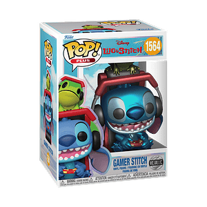 Funko Pop! Plus: Gamer Stitch (Metallic) #1564 - Lilo & Stitch