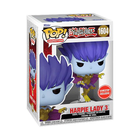 Funko Pop! Harpie Lady 3 #1604 GameStop - Yu Gi Oh!