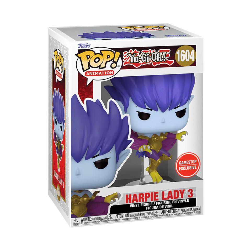 Funko Pop! Harpie Lady 3 #1604 GameStop - Yu Gi Oh! 1