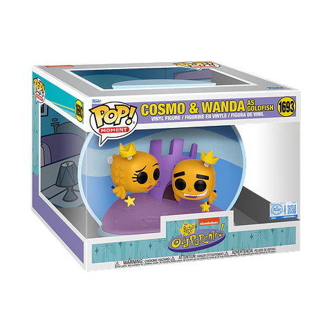 Funko Pop! Moment: Cosmo & Wanda as goldfish #1693 Amazon Exclusive - Los Padrinos Mágicos