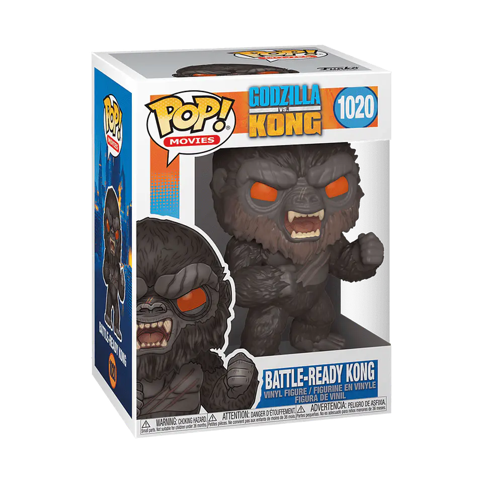 Funko Pop! Battle-Ready Kong #1020 - Godzilla vs. Kong 1