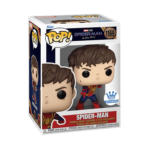 Funko Pop! Spider-Man (Unmasked) #1169 Funko Shop - Marvel: Spiderman No Way Home