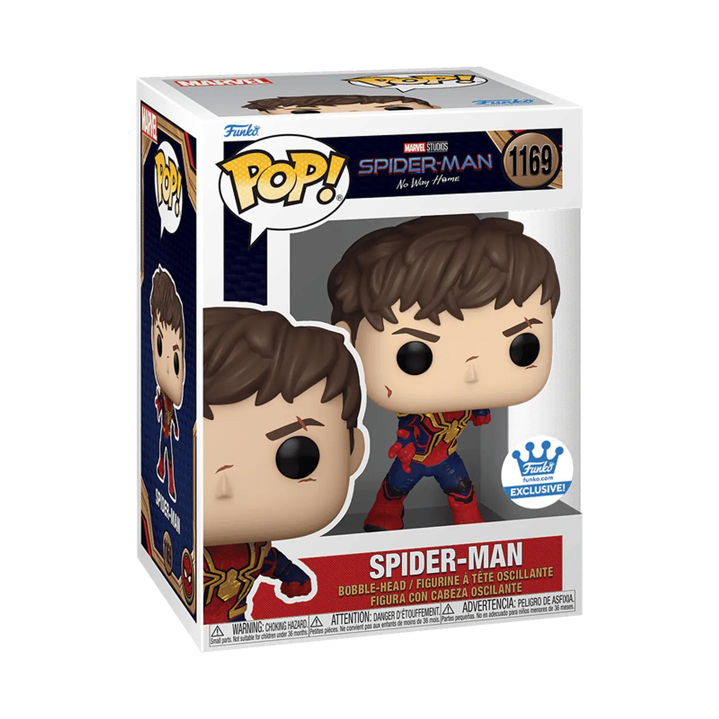 Funko Pop! Spider-Man (Unmasked) #1169 Funko Shop - Marvel: Spiderman No Way Home 1