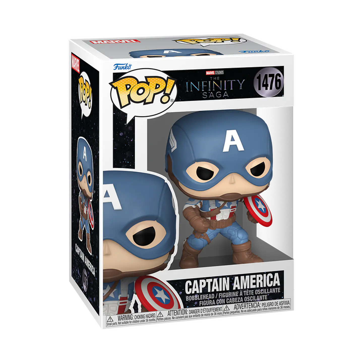 Funko Pop! Captain America #1476 - Marvel: Infinity Saga 1