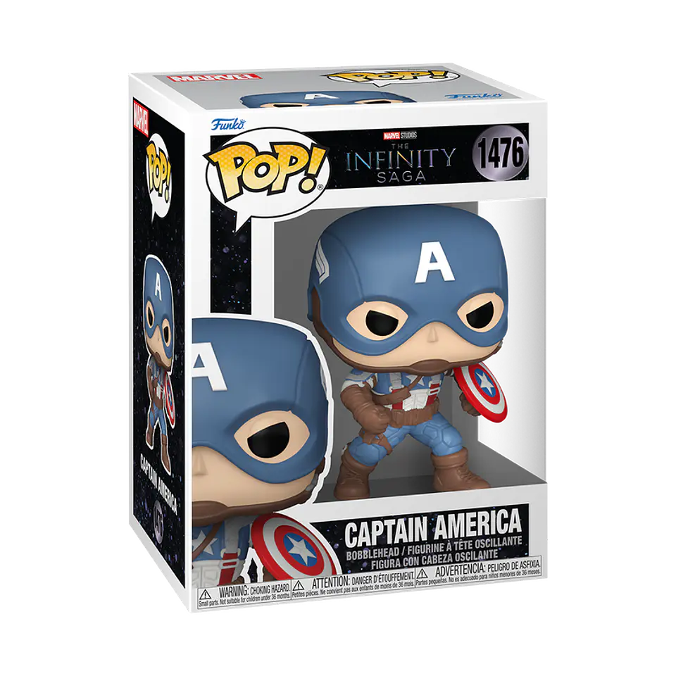 Funko Pop! Captain America #1476 - Marvel: Infinity Saga 1