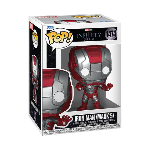 Funko Pop! Iron Man (Mark 5) #1474 - Marvel: Infinity Saga