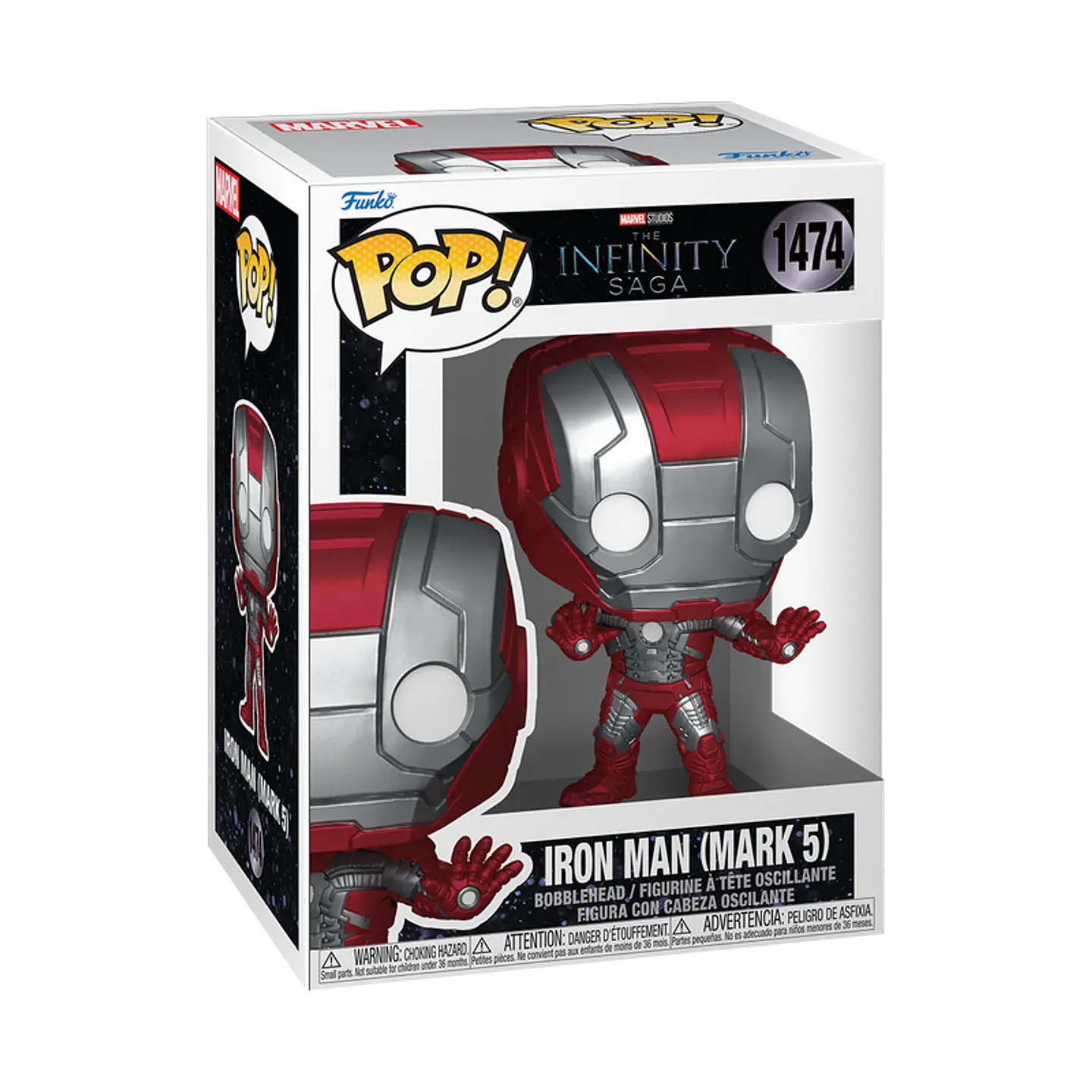 Funko Pop! Iron Man (Mark 5) #1474 - Marvel: Infinity Saga 1