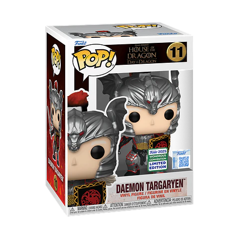 Funko Pop! Daemon Targaryen (Targaryen Armor) #11 WonderCon - House of The Dragon