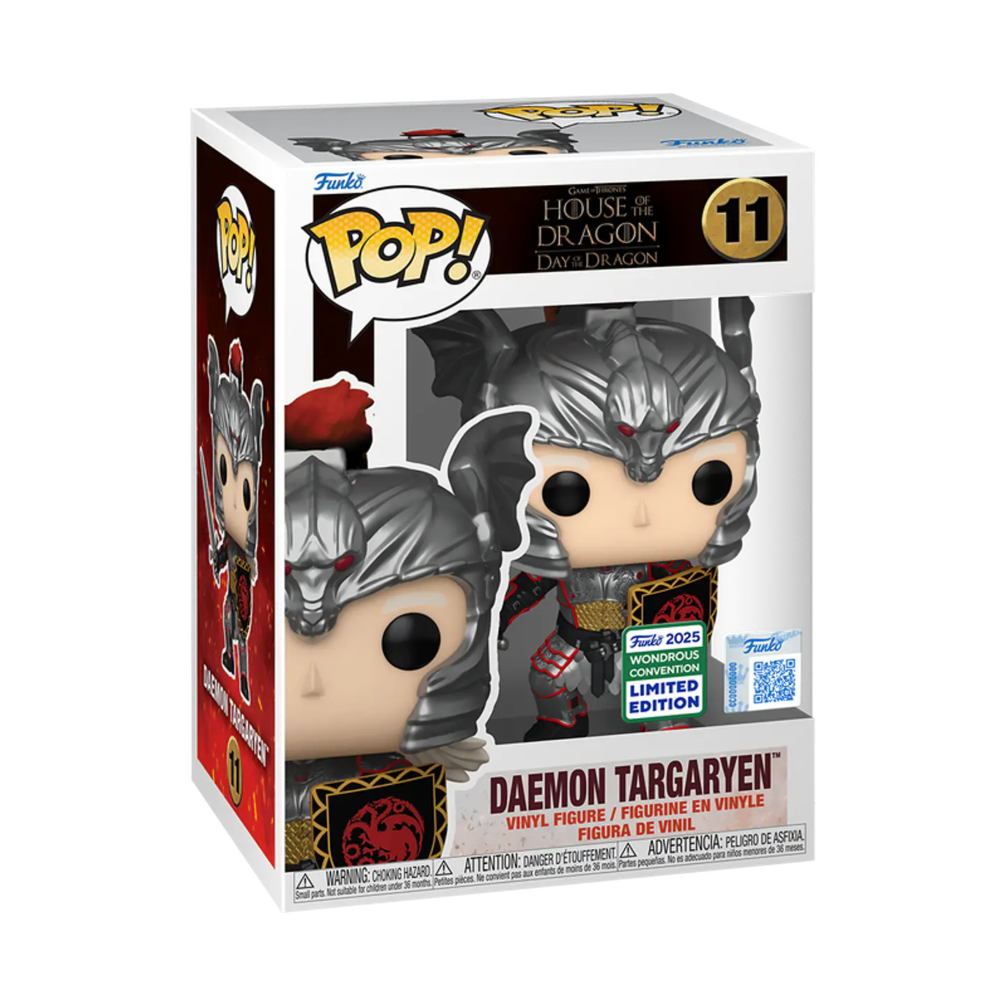 Funko Pop! Daemon Targaryen (Targaryen Armor) #11 WonderCon - House of The Dragon 1