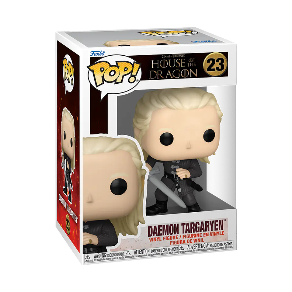 Funko Pop! Daemon Targaryen with Dark Sister #23 - House of The Dragon 1