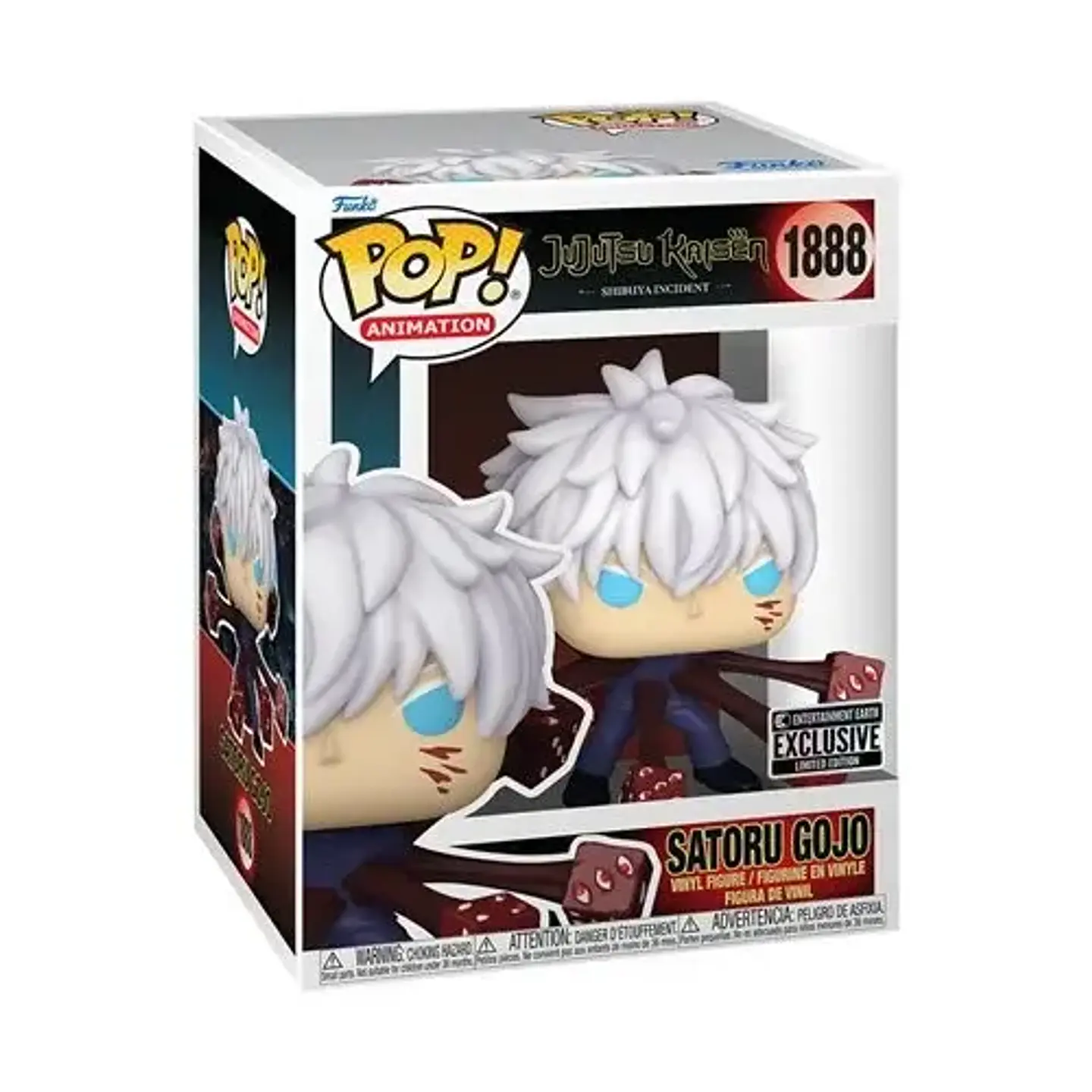Funko Pop! Premium: Satoru Gojo #1888 Entertainment Earth - Jujutsu Kaisen 1