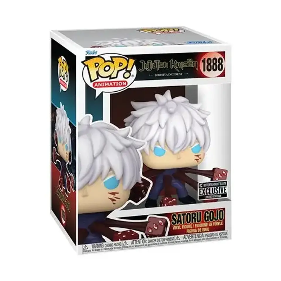 Funko Pop! Premium: Satoru Gojo #1888 Entertainment Earth - Jujutsu Kaisen 1