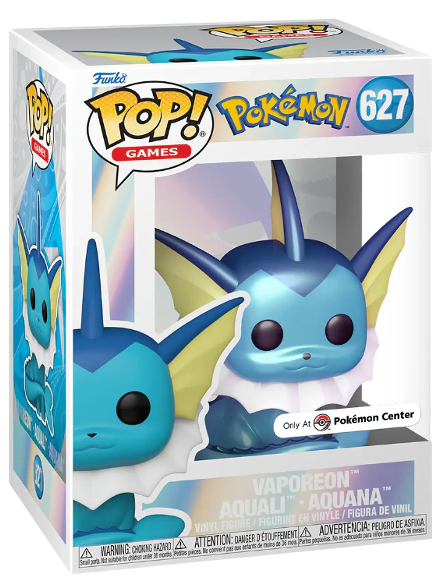 Funko Pop! Vaporeon (Pearlescent) #627 Only At Pokémon Center - Pokémon 1