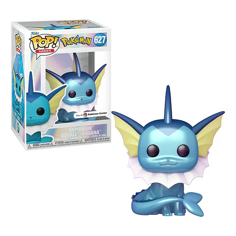 Funko Pop! Vaporeon (Pearlescent) #627 Only At Pokémon Center - Pokémon