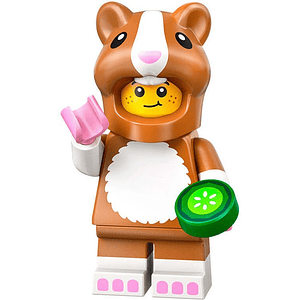 Lego Minifigura: Fan con Disfraz de Hámster - Serie 27