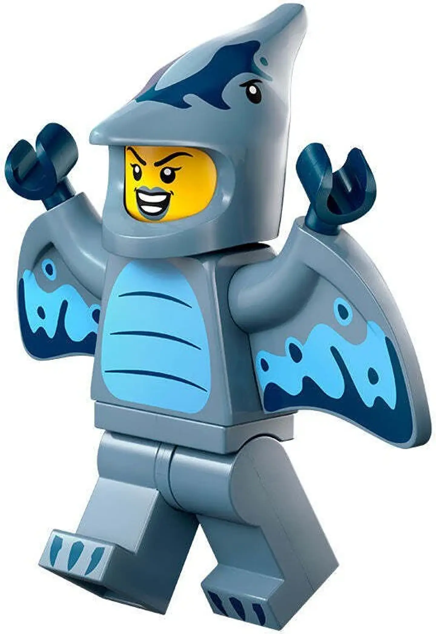 Lego Minifigura: Fan con Disfraz de Pterodáctilo - Serie 27 1