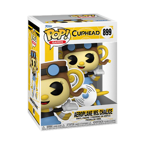 Funko Pop! Aeroplane Ms. Chalice #899 - CupHead