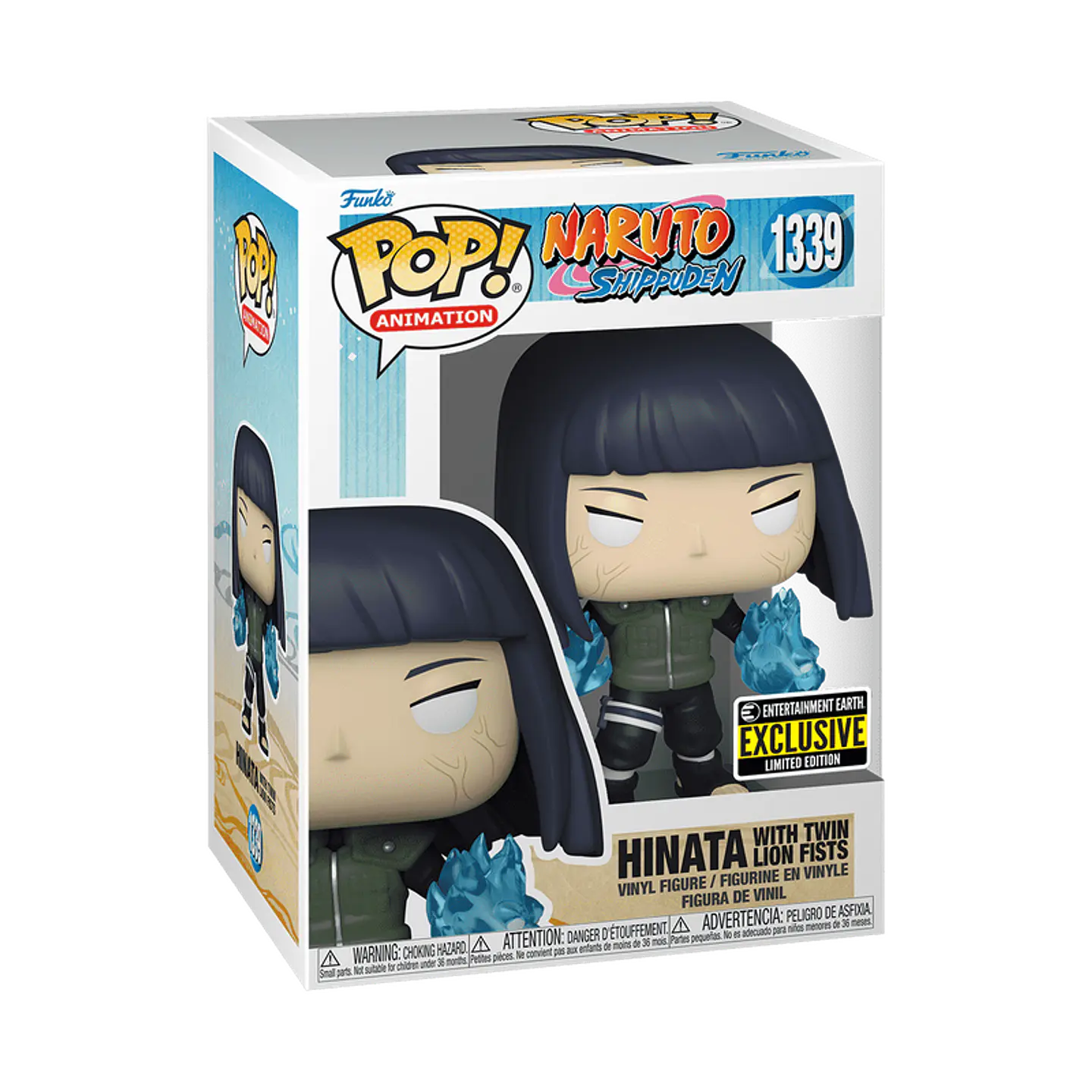 Funko Pop! Hinata With Twin Lion Fists #1339 Entertainment Earth - Naruto Shippuden 1