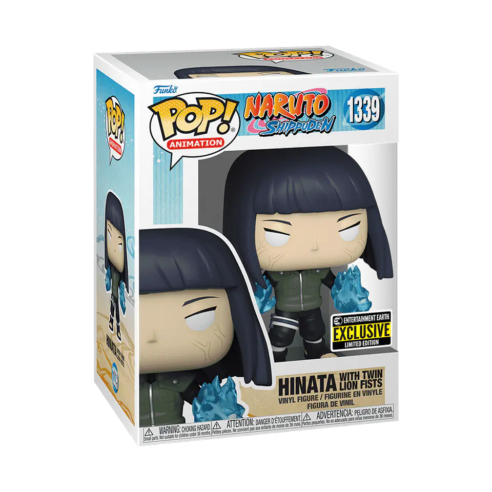 Funko Pop! Hinata With Twin Lion Fists #1339 Entertainment Earth - Naruto Shippuden 1