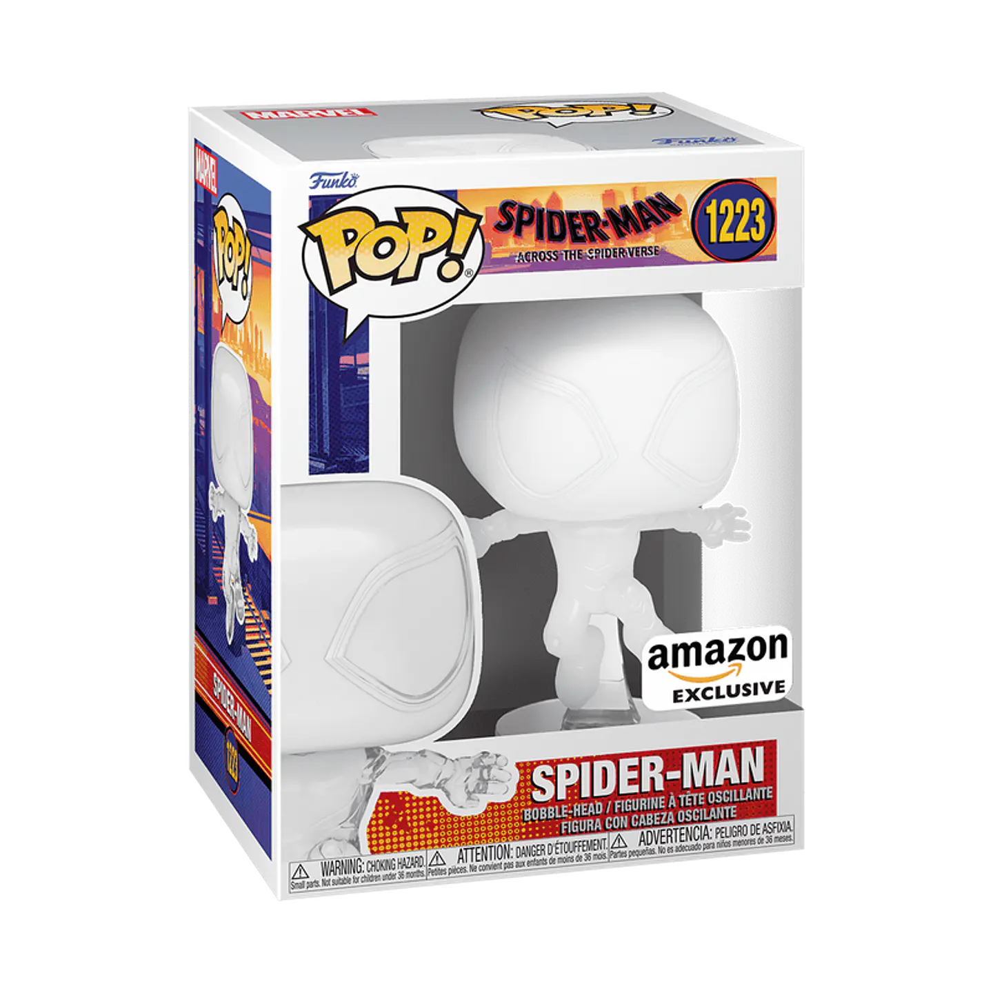 Funko Pop! Miles Morales as Spider-Man (Translucent) #1223 Amazon - Marvel: Spiderman Across The Spider-Verse 1