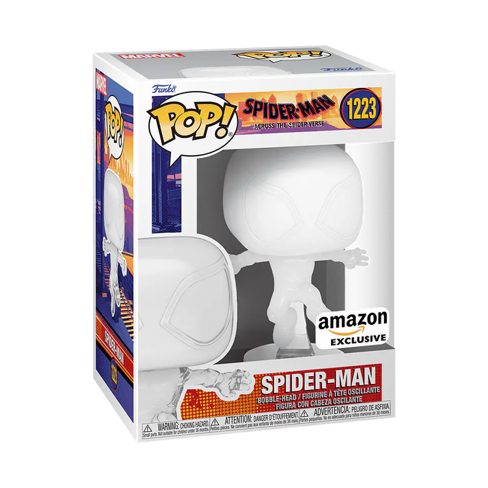 Funko Pop! Miles Morales as Spider-Man (Translucent) #1223 Amazon - Marvel: Spiderman Across The Spider-Verse 1