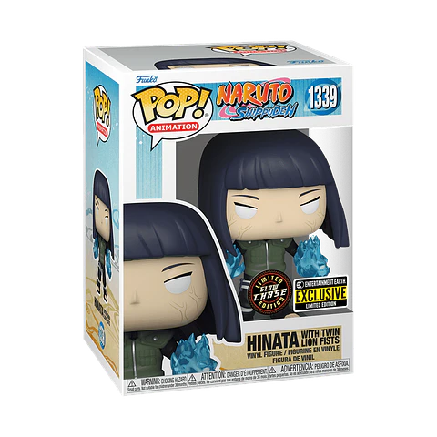 Funko Pop! Hinata With Twin Lion Fists (GLOW CHASE) #1339 Entertainment Earth - Naruto Shippuden