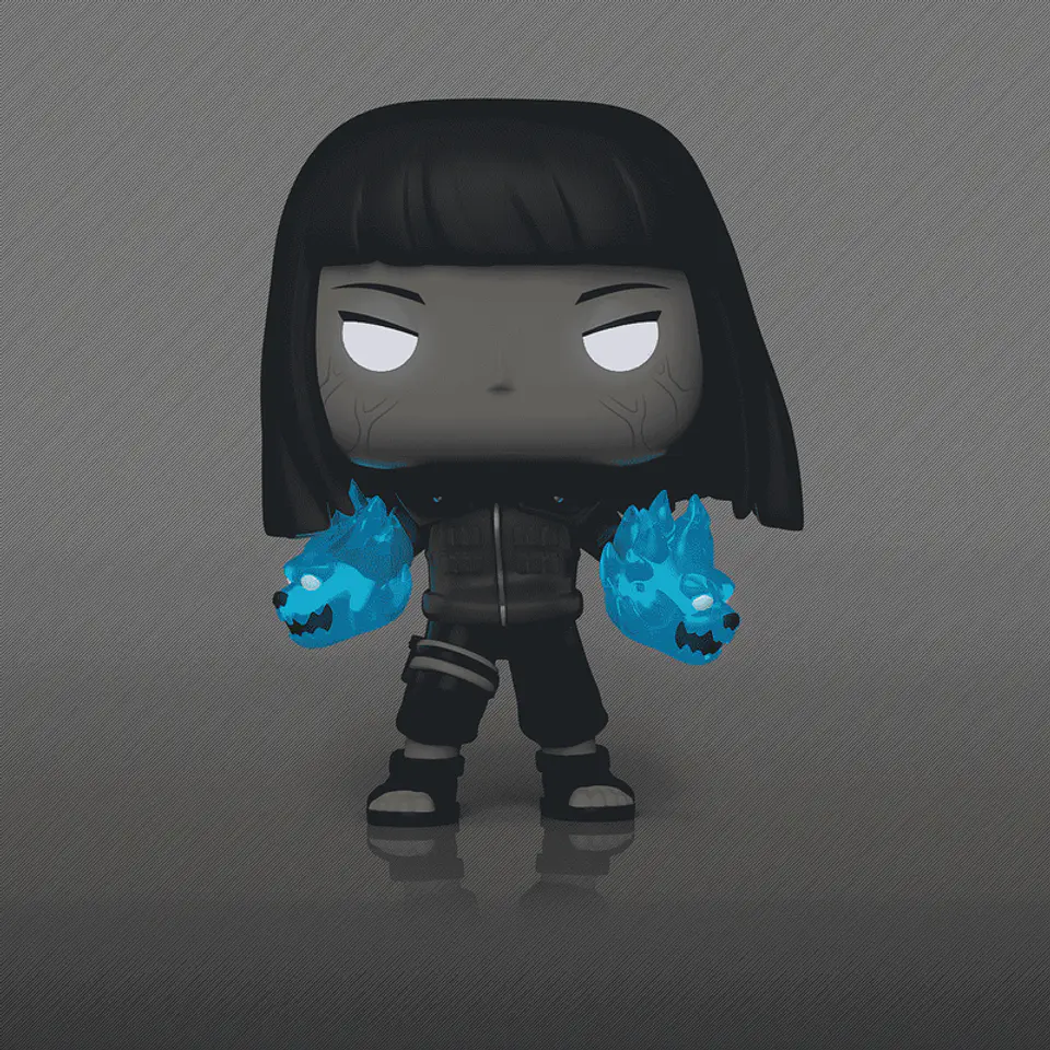 Funko Pop! Hinata With Twin Lion Fists (GLOW CHASE) #1339 Entertainment Earth - Naruto Shippuden 2