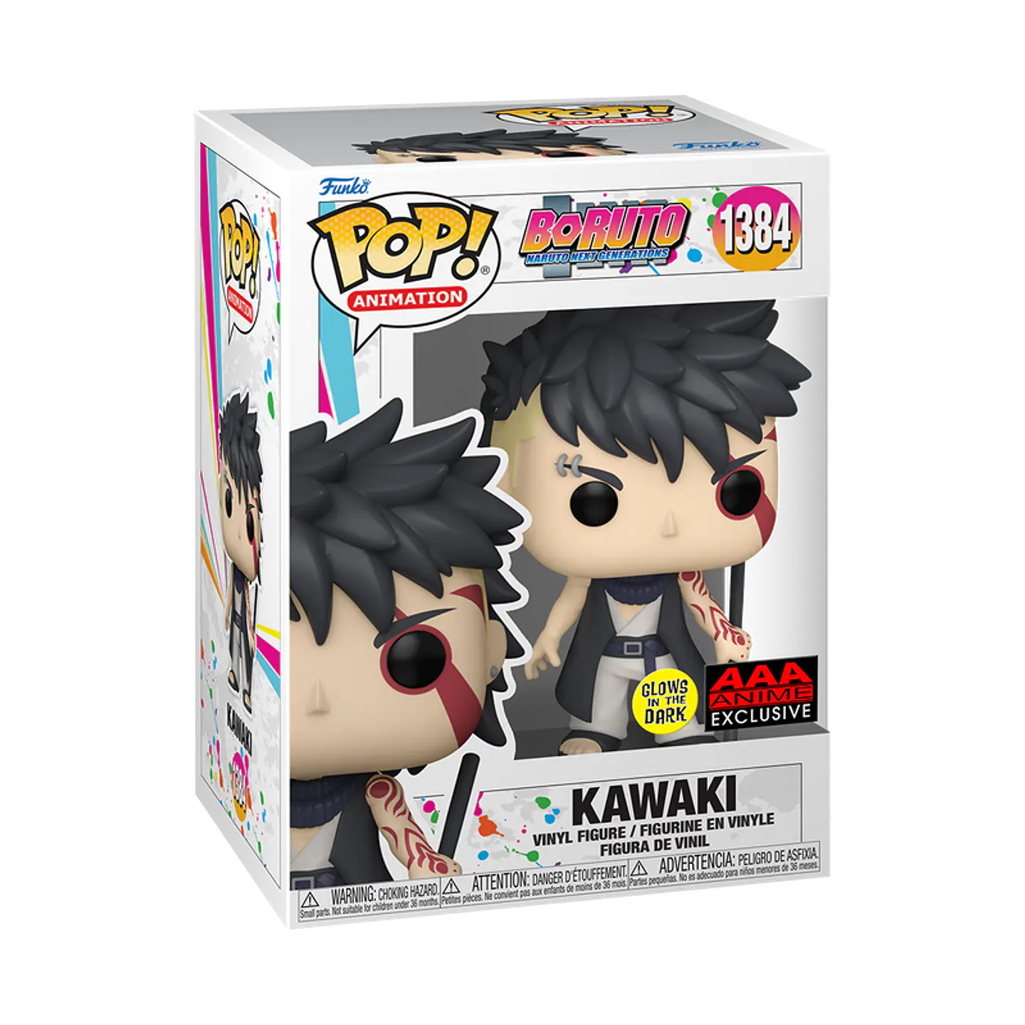 Funko Pop! Kawaki (Glows in the dark) #1384 AAA Anime - Boruto: Naruto Next Generations 1