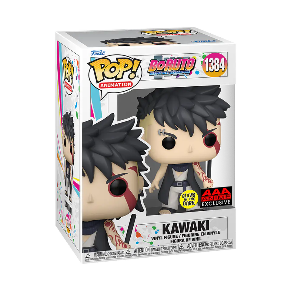 Funko Pop! Kawaki (Glows in the dark) #1384 AAA Anime - Boruto: Naruto Next Generations 1
