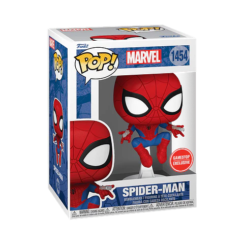 Funko Pop! Spider-Man (Swinging) #1454 GameStop - Marvel: Spiderman