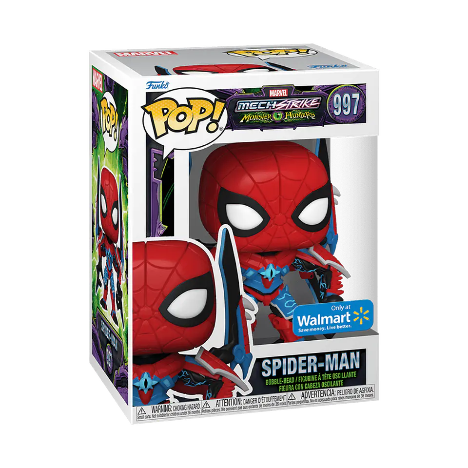 Funko Pop! Spider-Man #997 Walmart - Marvel Merchstrike: Monster Hunters 1