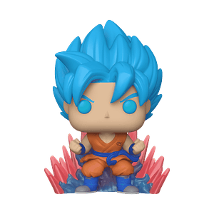 Funko Pop! SSGSS Goku (Kaio-Ken Times Twenty) (Glows in the dark) #1256 BoxLunch - Dragon Ball Super 