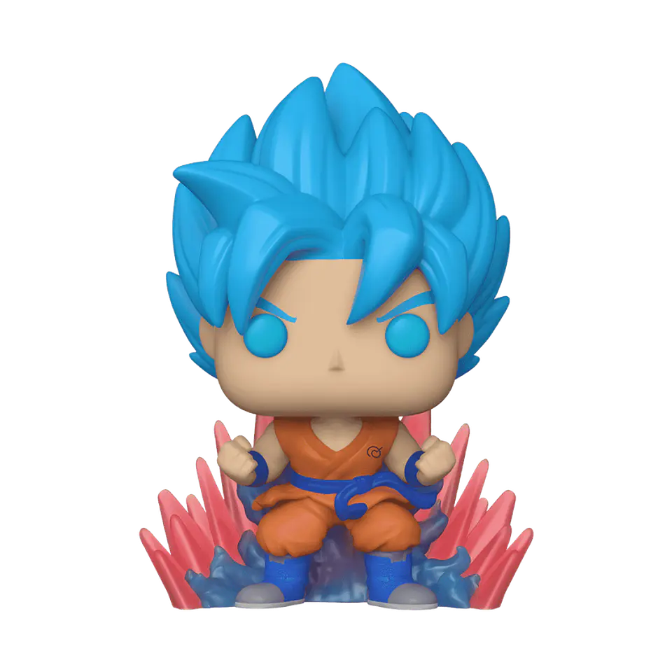 Funko Pop! SSGSS Goku (Kaio-Ken Times Twenty) (Glows in the dark) #1256 BoxLunch - Dragon Ball Super  2