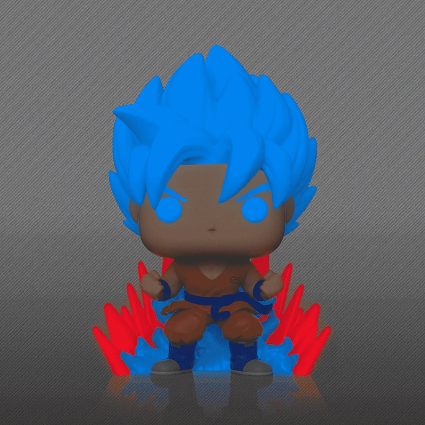 Funko Pop! SSGSS Goku (Kaio-Ken Times Twenty) (Glows in the dark) #1256 BoxLunch - Dragon Ball Super  3