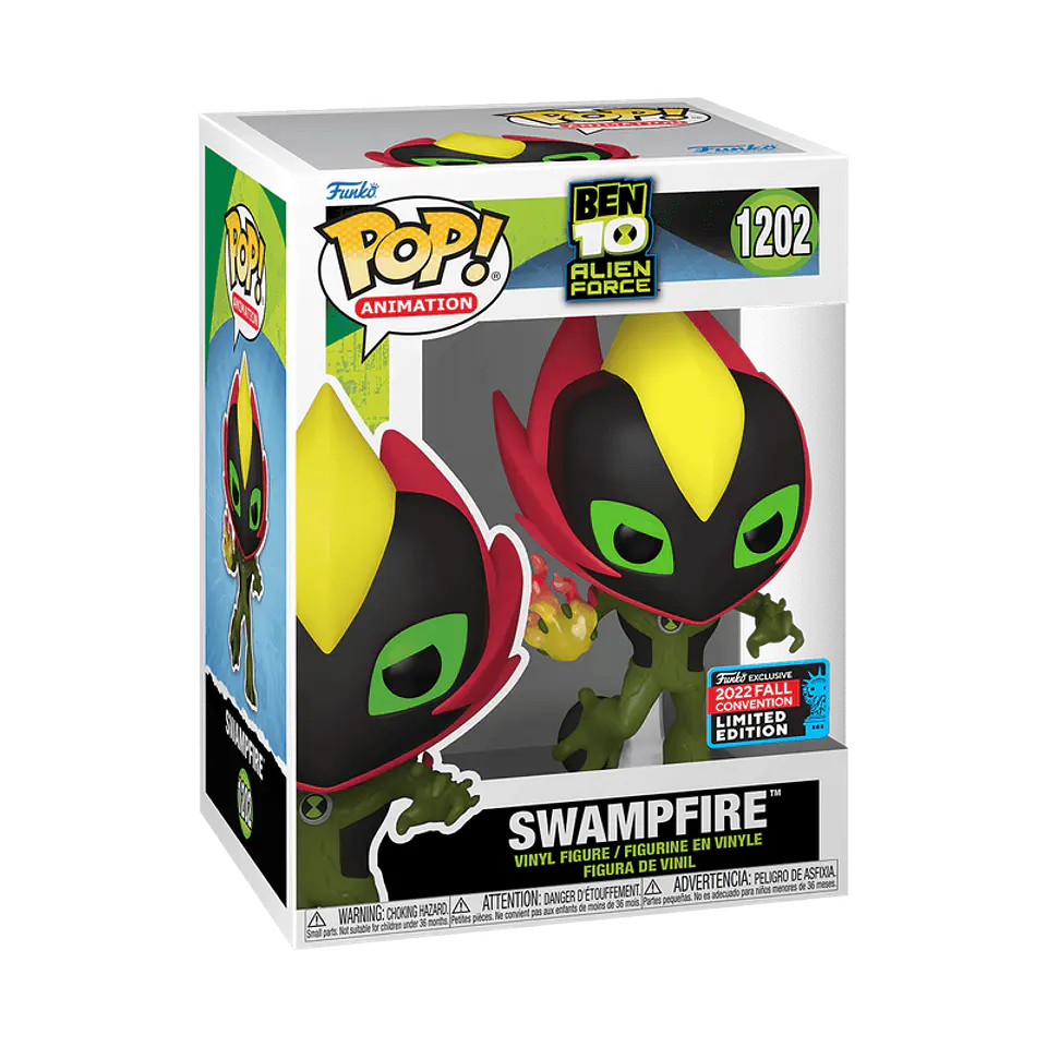 Funko Pop! Swamfire #1202 NYCC - Ben 10: Alien Force 1