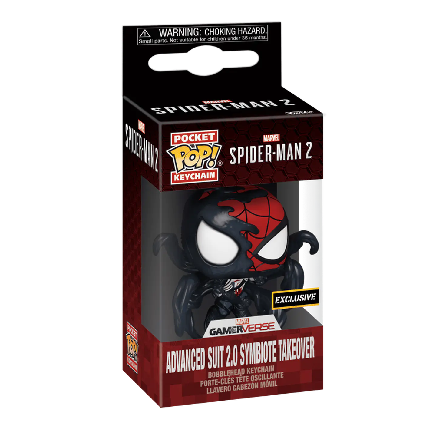 Llavero Advanced Suit 2.0 Symbiote Takeover Pocket POP! - Marvel Gamerverse: Spider-Man 2 1