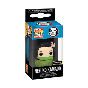 Llavero Nezuko Kamado in basket Pocket POP! - Demon Slayer