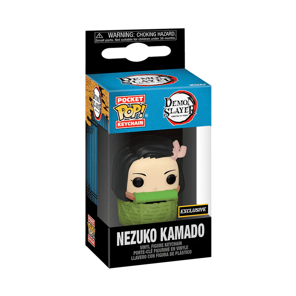 Llavero Nezuko Kamado in basket Pocket POP! - Demon Slayer 1