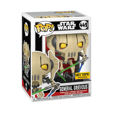 Funko Pop! General Grievous #449 Hot Topic - Star Wars